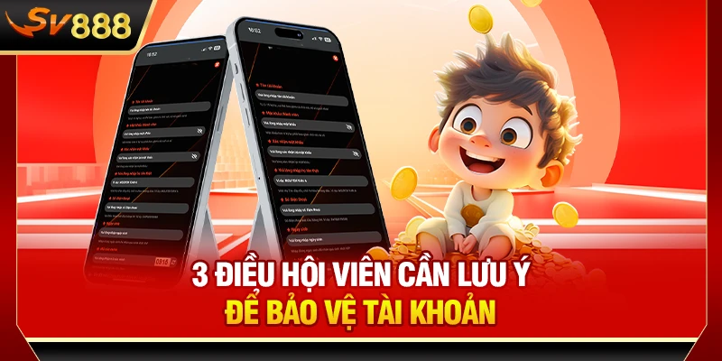 3 điều hội viên cần lưu ý để bảo vệ tài khoản