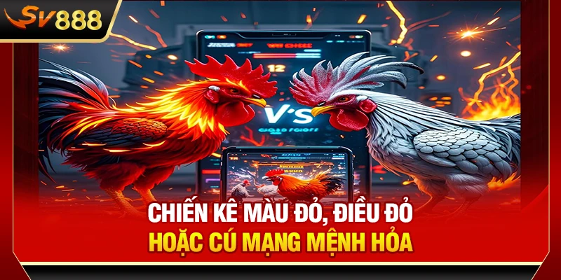 Chiến kê màu đỏ, điều đỏ hoặc cú mạng mệnh Hỏa